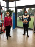 v.l.n.r: Kerstin Metzner, Gracjan Rubicki