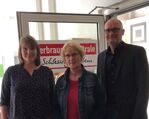 Frau Frauke Krüger und Geschäftsführer Stefan Bock gaben mir Einblicke in die Arbeit der Verbraucherzentrale.